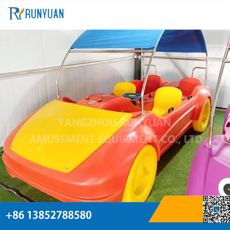 4-People Polyethylene Electric Pedal Boat